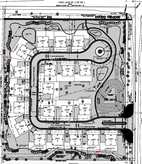 Our Troy Update: Parkview on Beach site plan