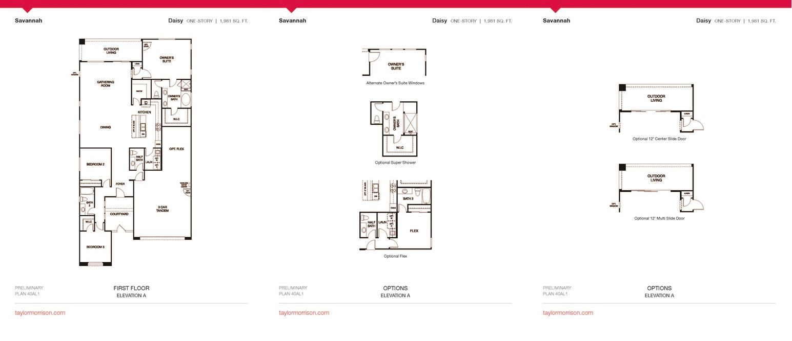 Savannah at Redpoint By Taylor Morrison The New Home