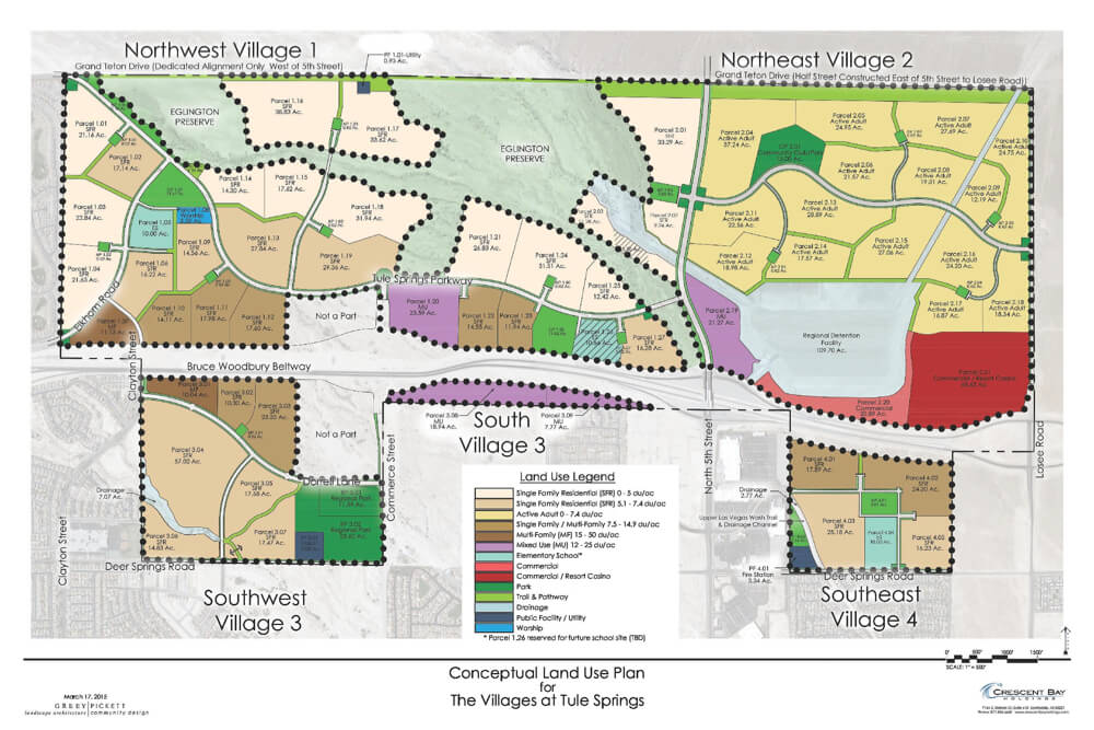 The Villages at Tule Springs in North Las Vegas