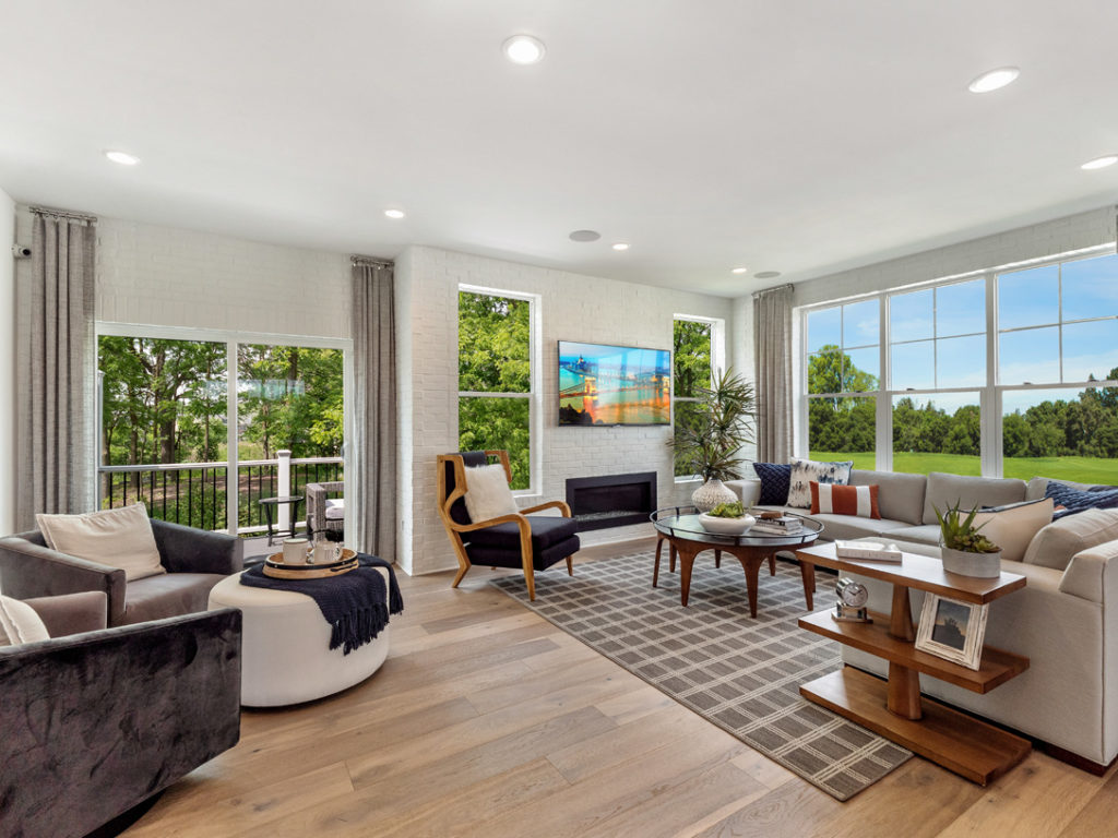 North Oaks of Ann Arbor, the Townhome Collection great room