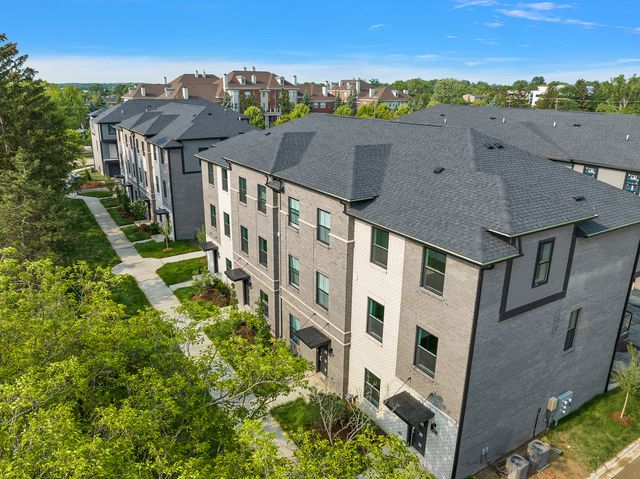 New Homes in Troy MI, featuring the townhomes at Center Court