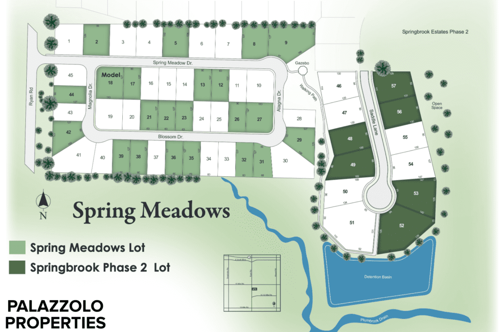 New homes in Sterling Heights: Spring Meadows and Spring Brook by Palazzolo Homes
